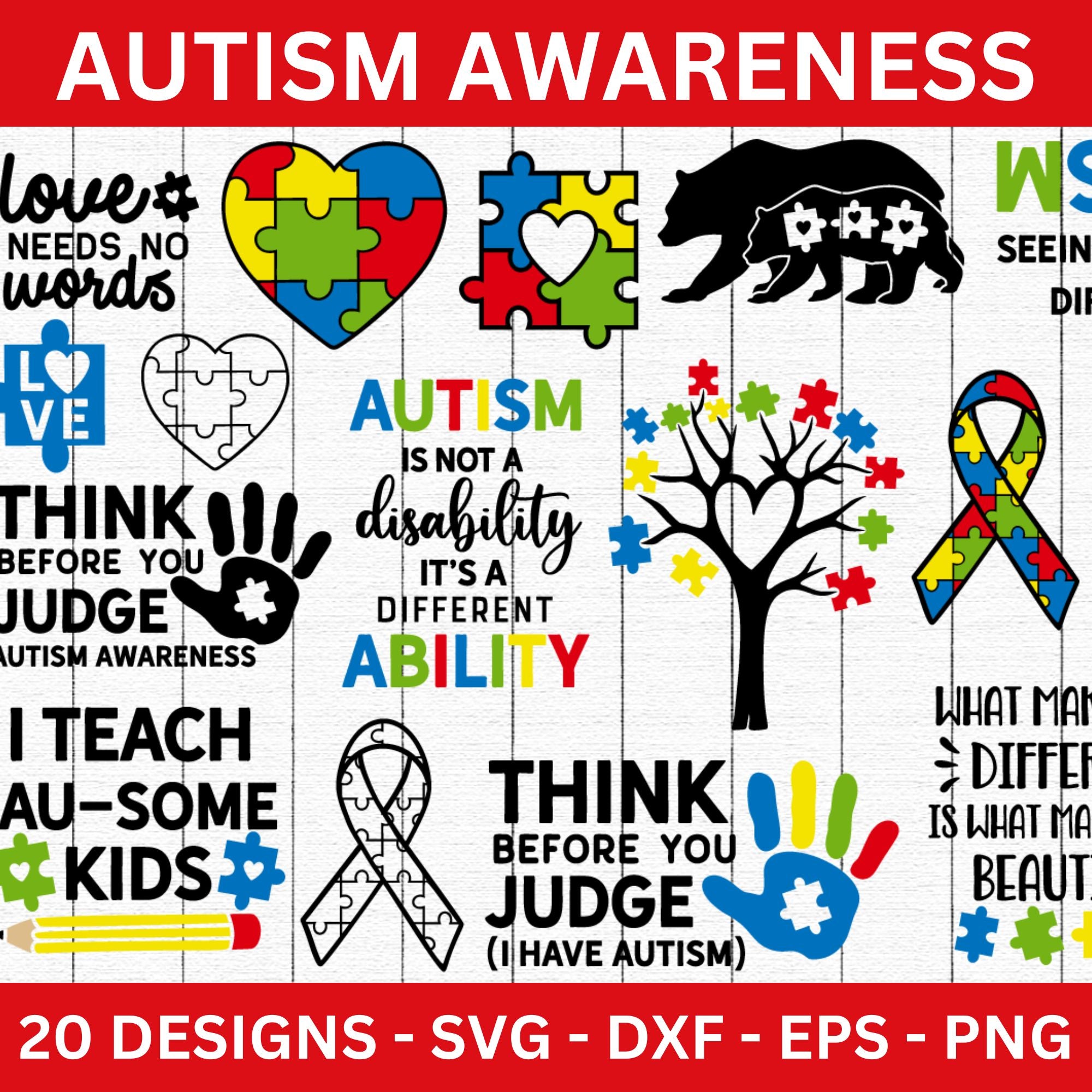 Autism SVG Bundle - Craft House SVG