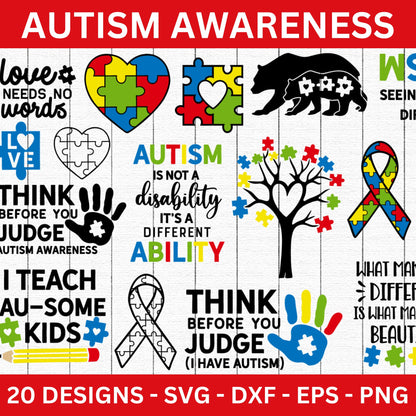 Autism SVG Bundle - Craft House SVG