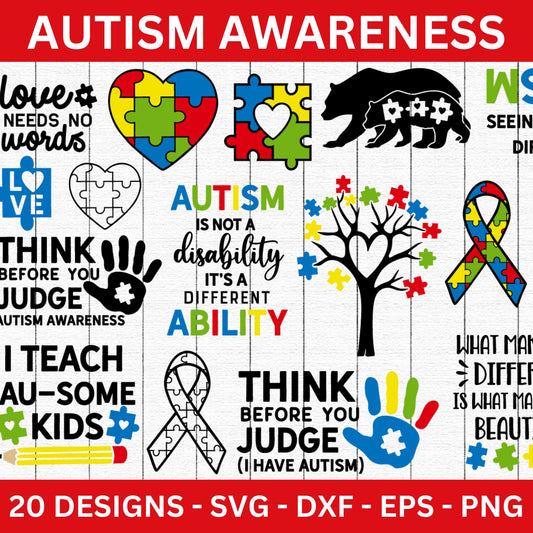 Autism SVG Bundle