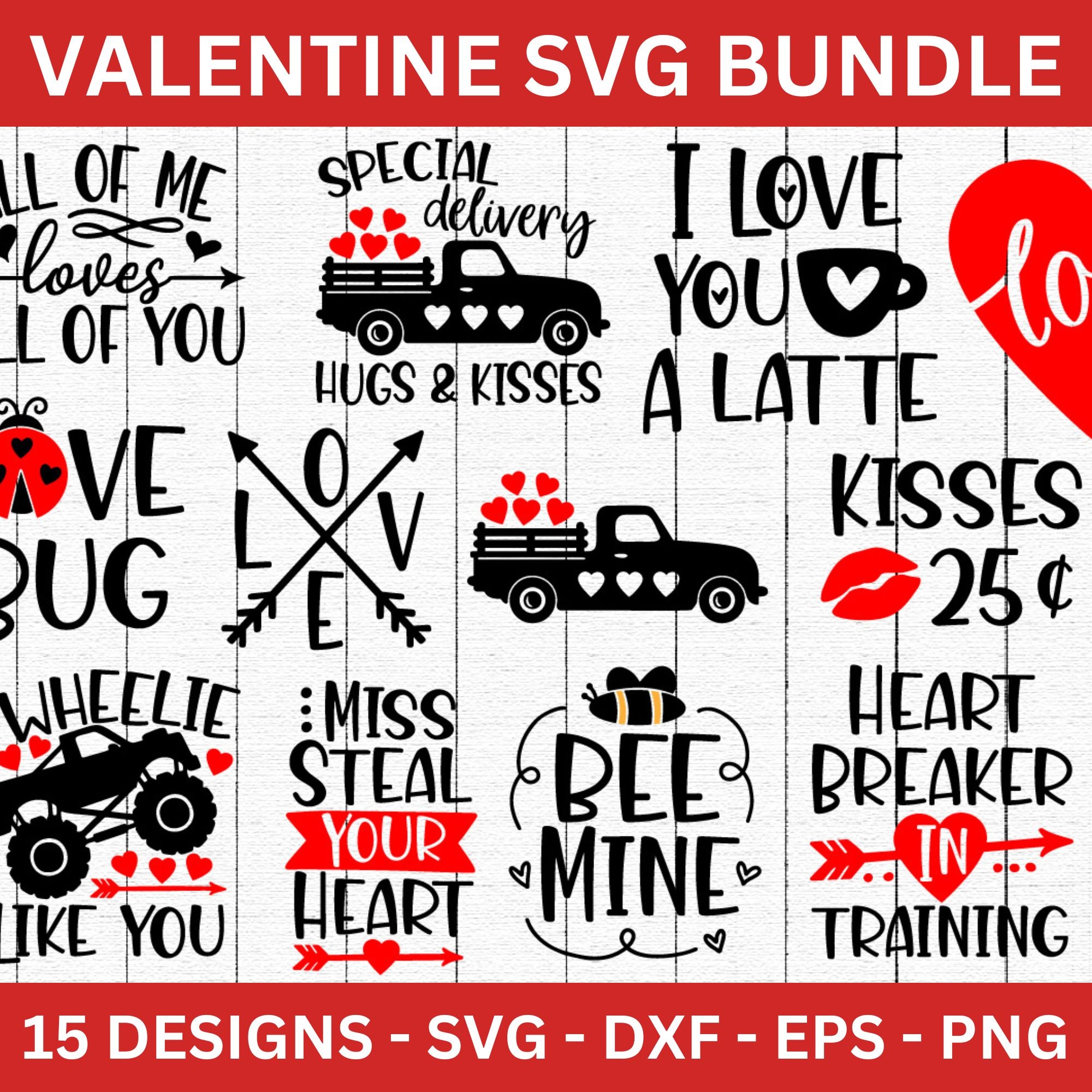 Valentine SVG Bundle