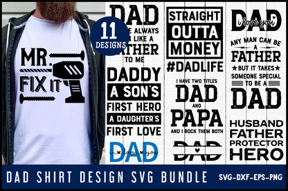 Dad Shirt SVG Bundle