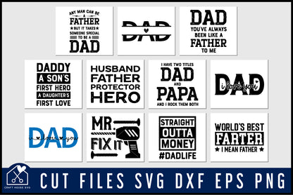 Dad Shirt SVG Bundle