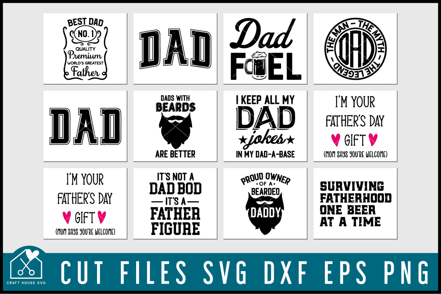 Dad SVG Bundle