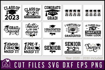 Graduation SVG Bundle - Craft House SVG