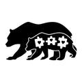 Mama And Baby Bear Autism SVG design for Cricut, Silhouette, laser cutting, vinyl, sublimation, autism awareness crafts, and DIY projects.