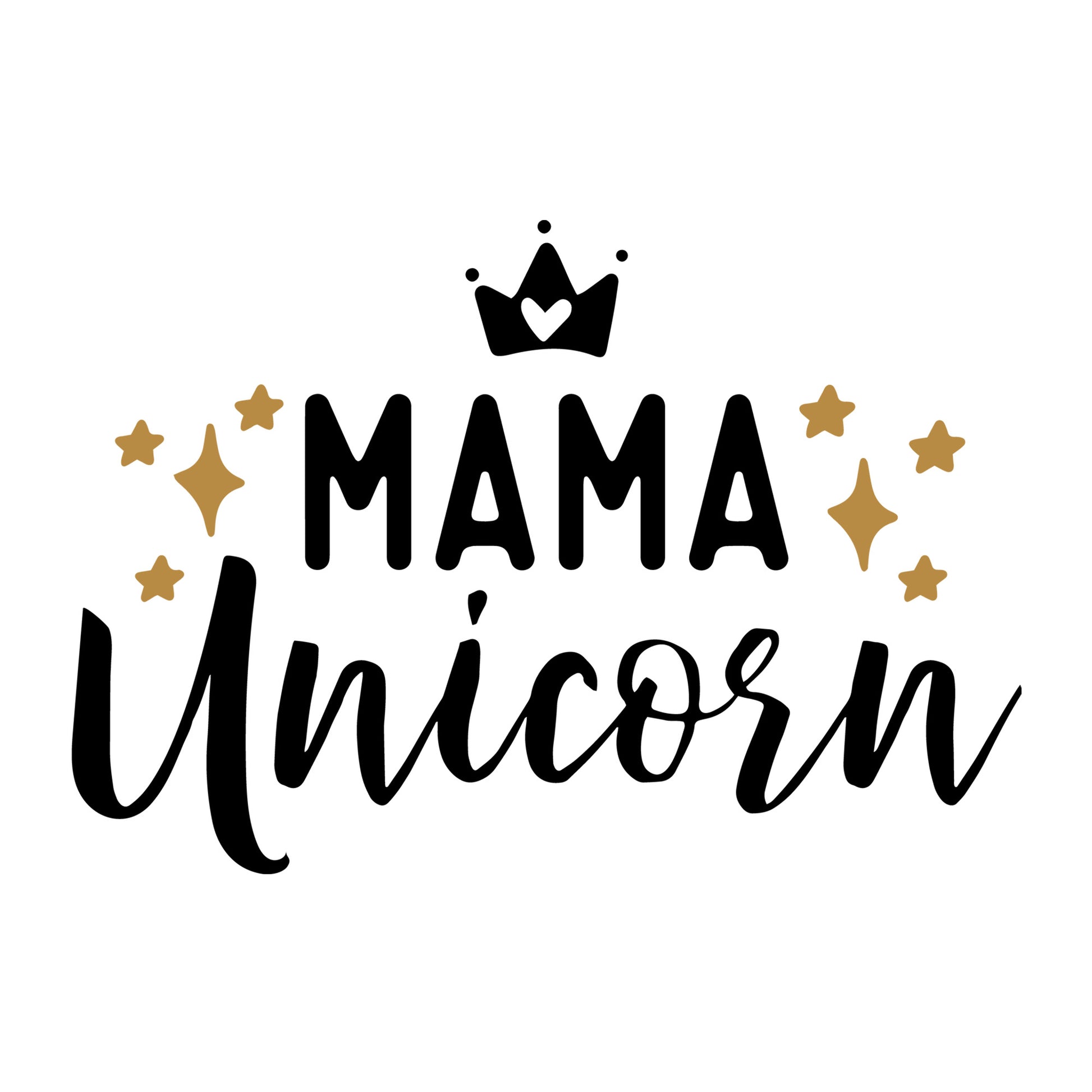Mama unicorn SVG