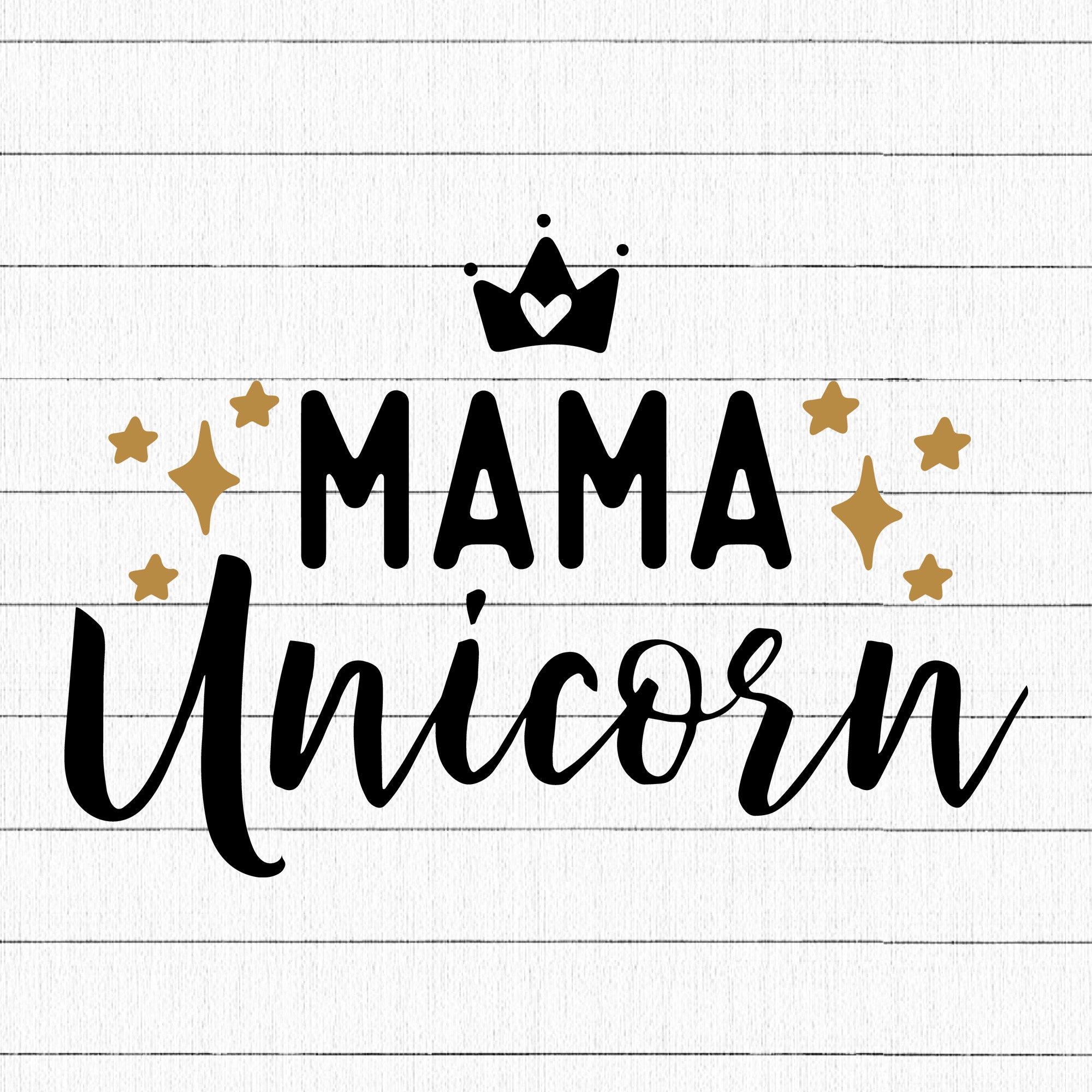 Mama unicorn SVG | M41F11