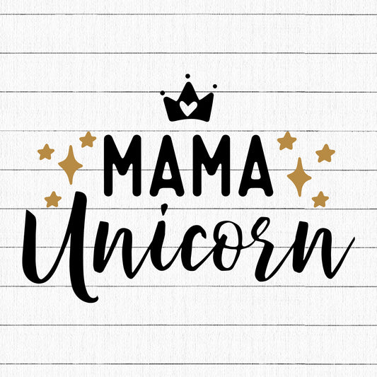 Mama unicorn SVG | M41F11