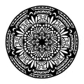 Mandala SVG mandala SVG design for Cricut, Silhouette, laser cutting, vinyl, sublimation, decals, shirts, and DIY craft projects.