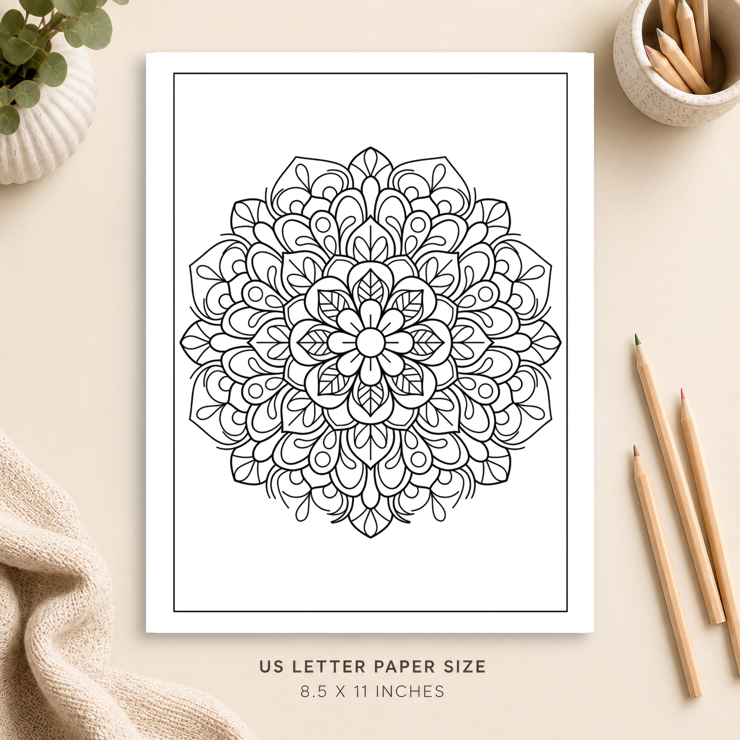 Mandala Coloring Page