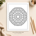 Mandala Coloring Page