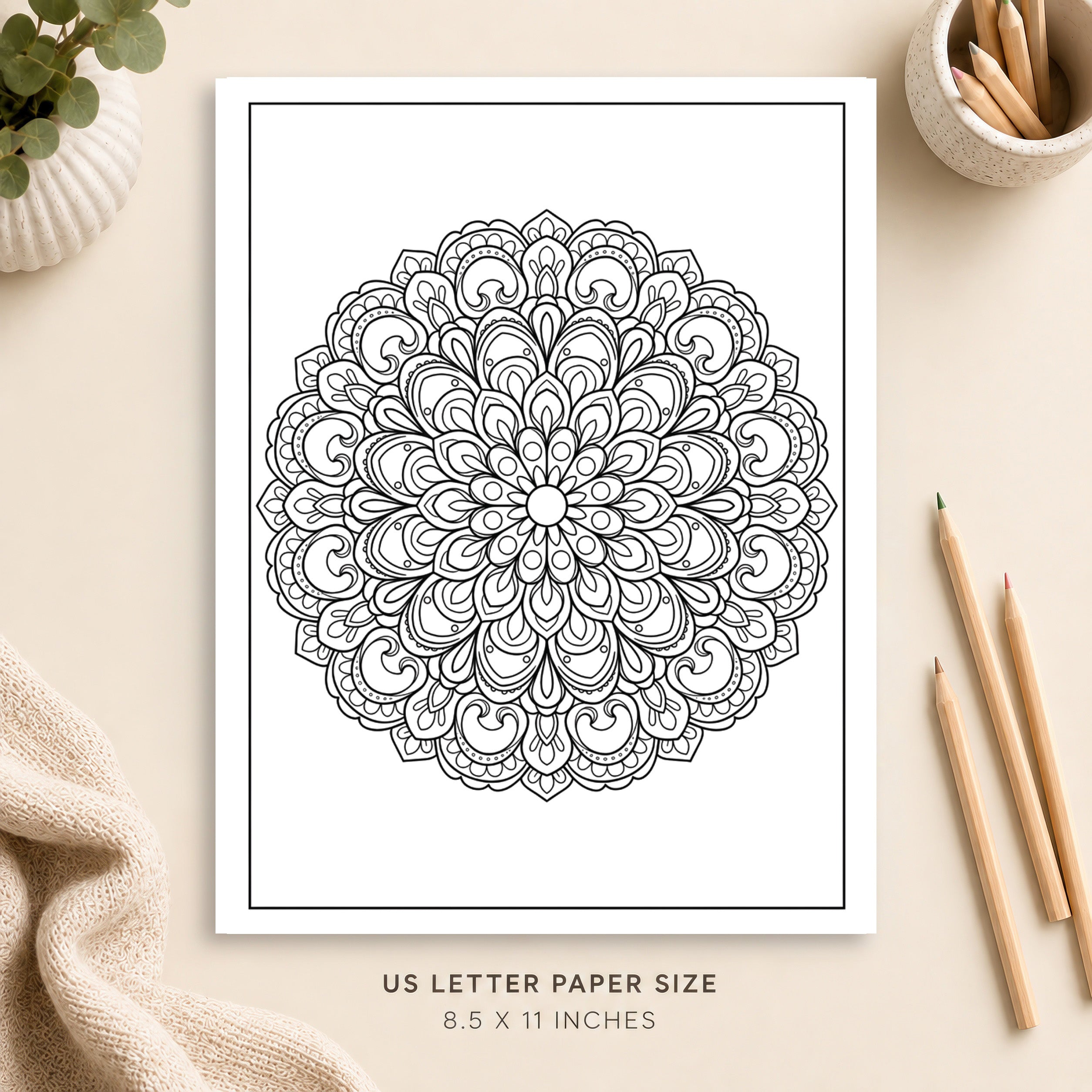 Mandala Coloring Page