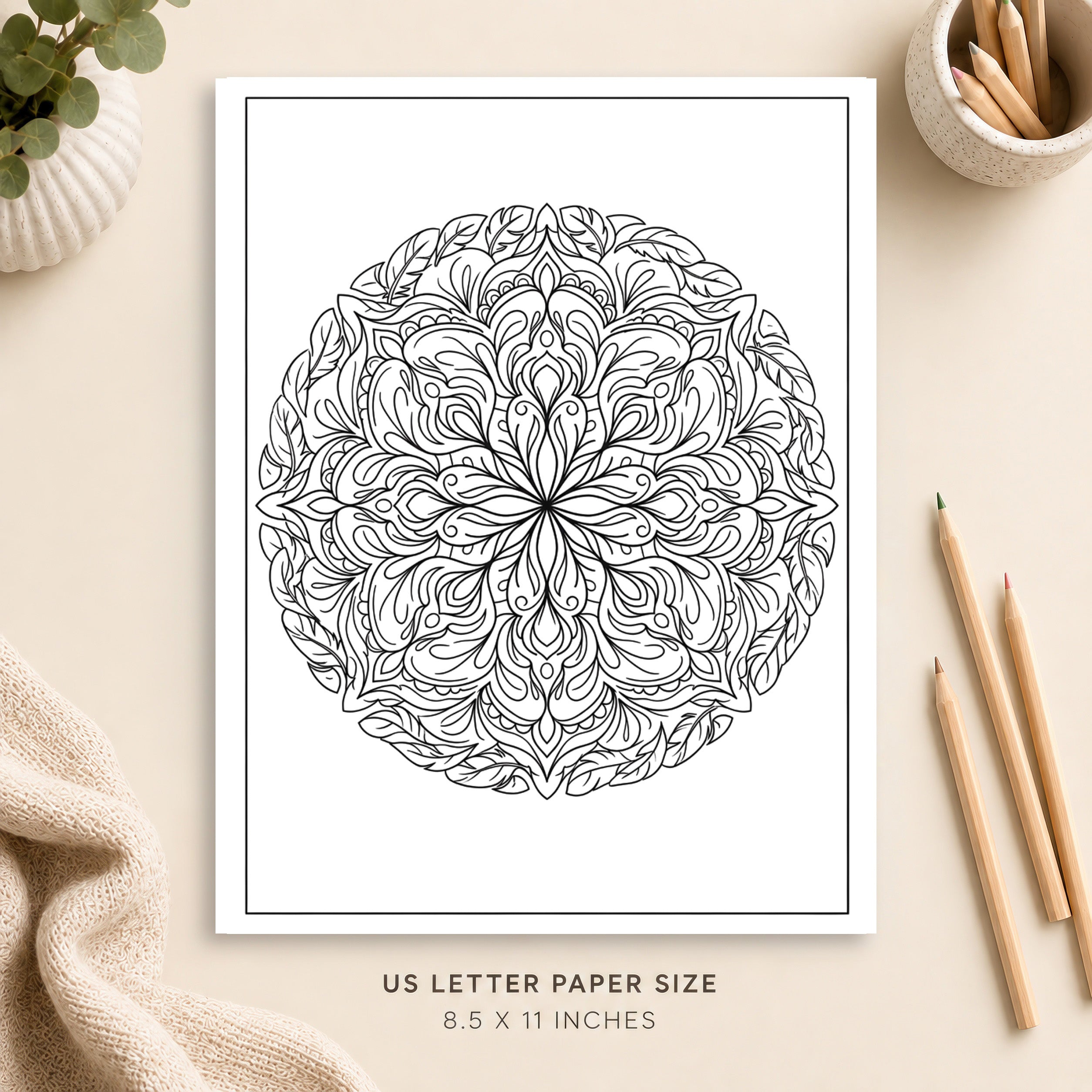 Mandala Coloring Page