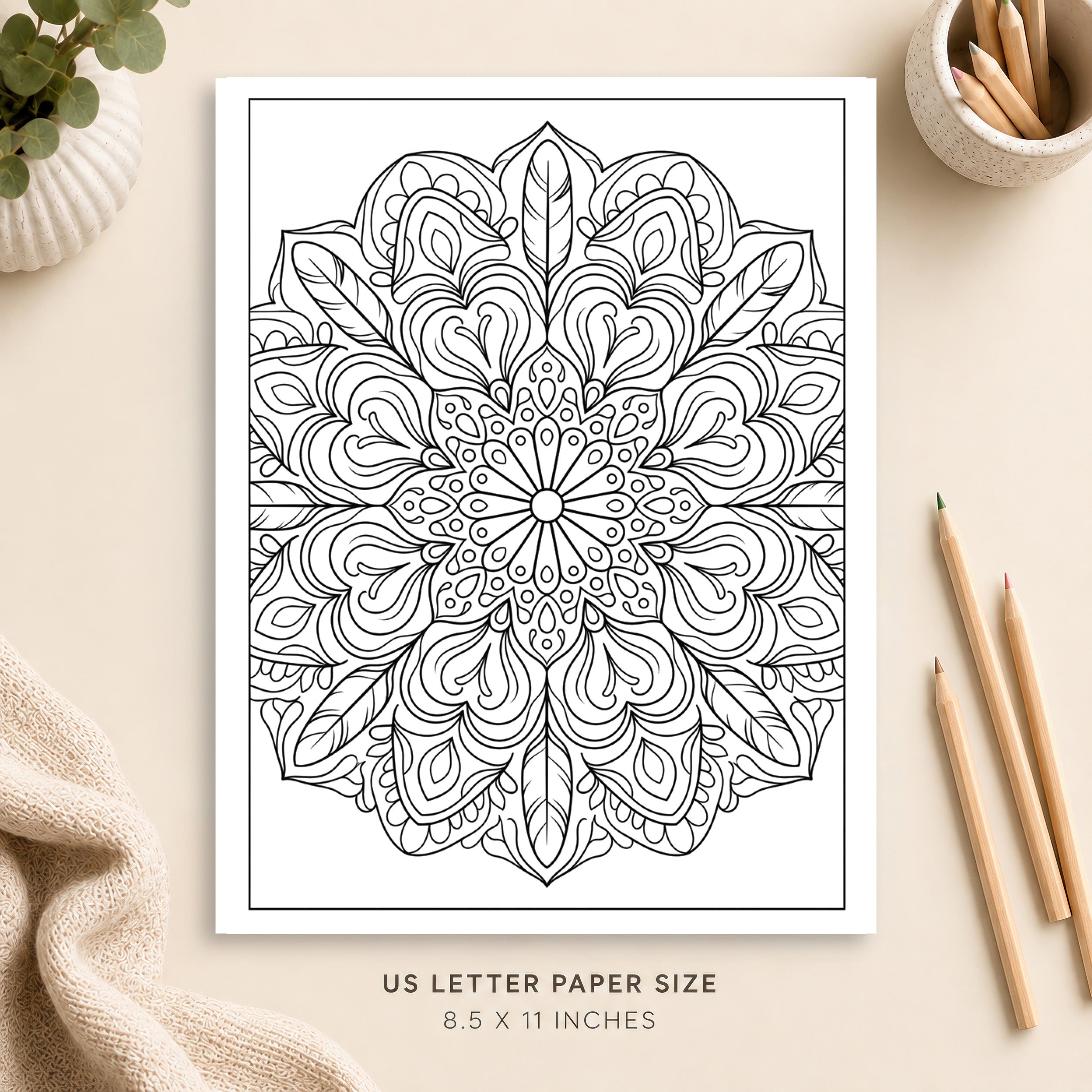 Mandala Coloring Page
