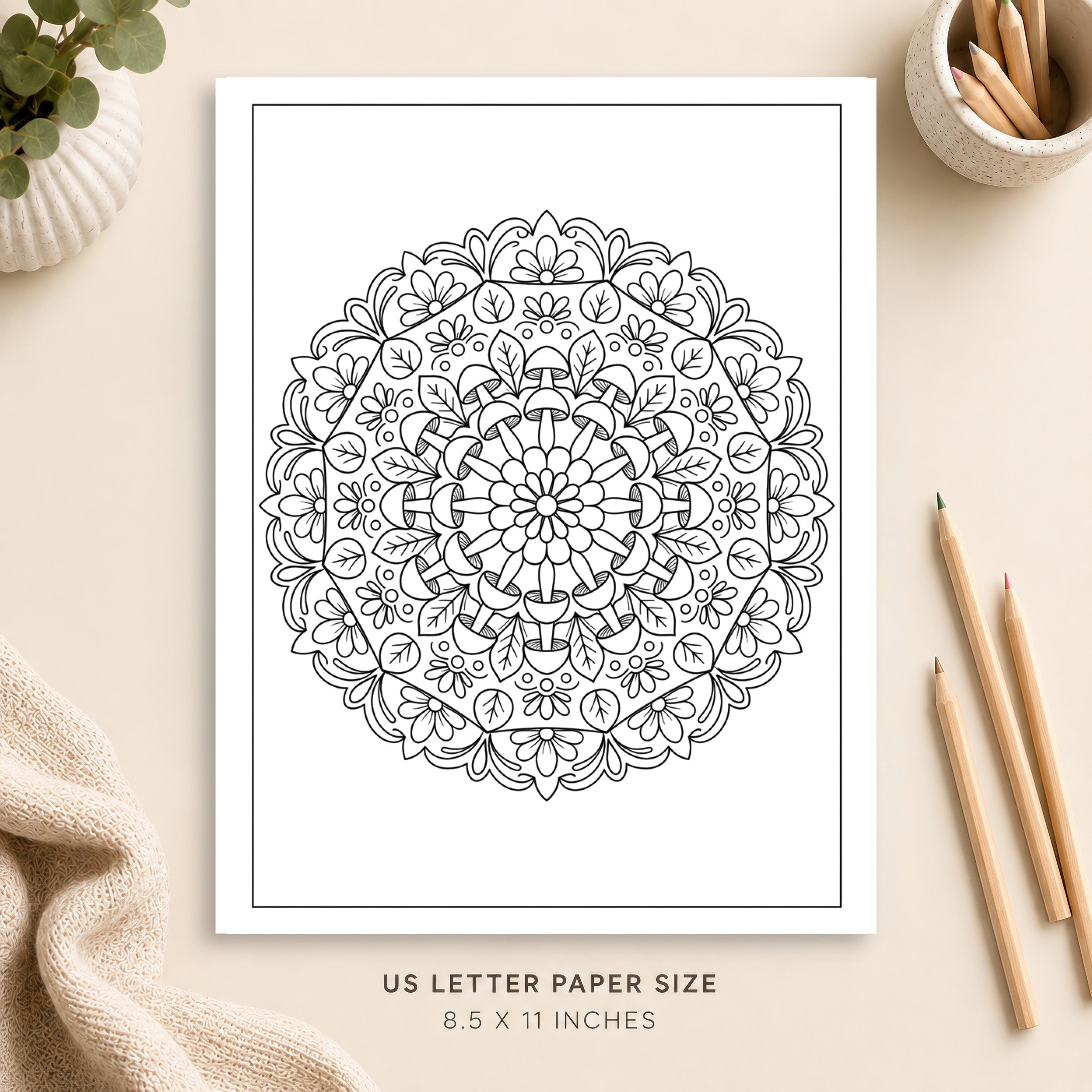 Mandala Coloring Page