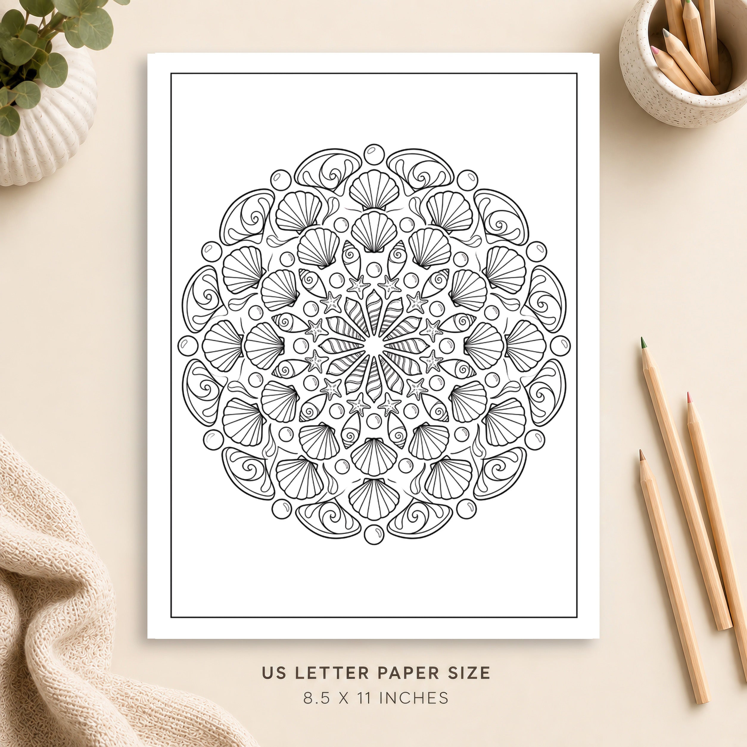 Mandala Coloring Page