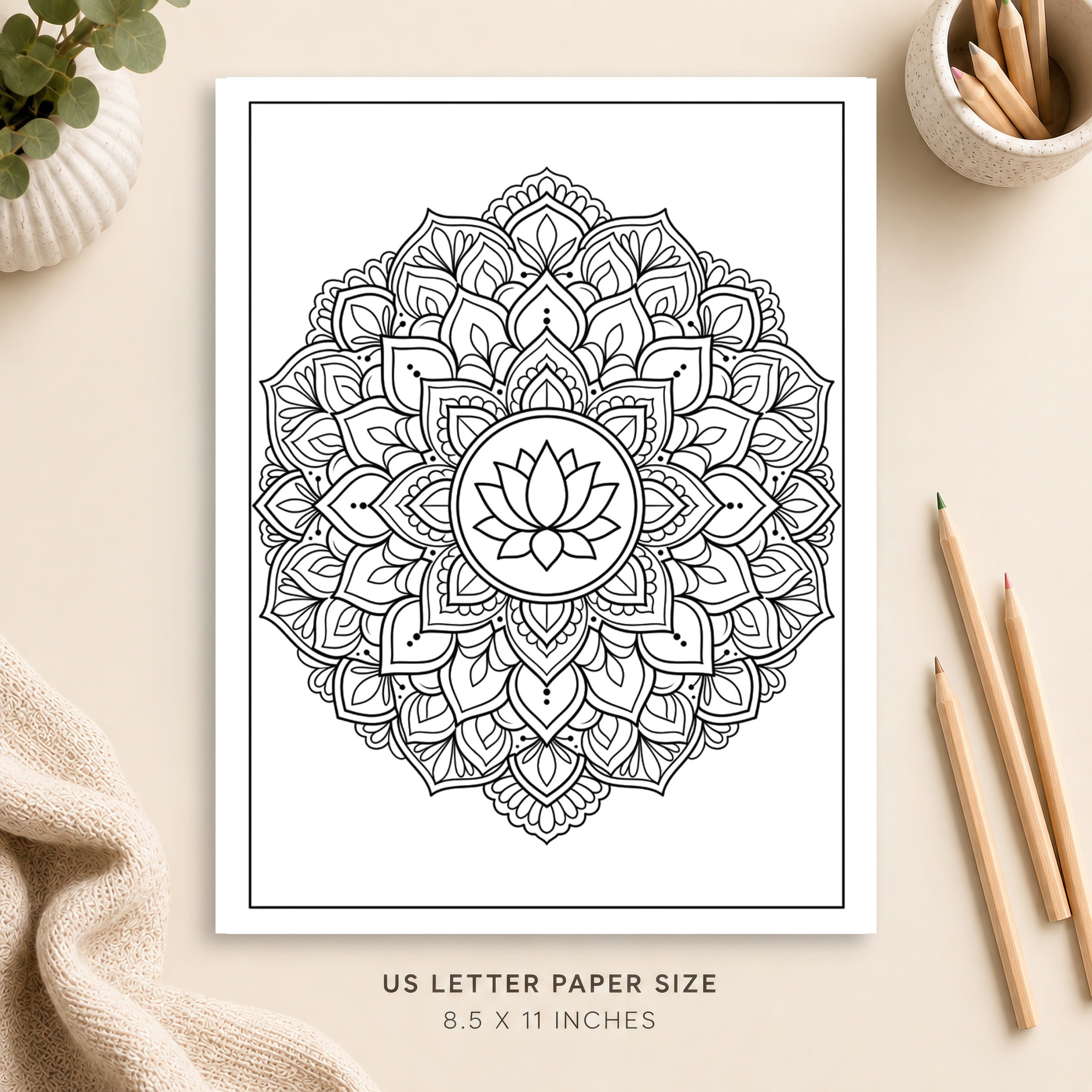 Mandala Coloring Page