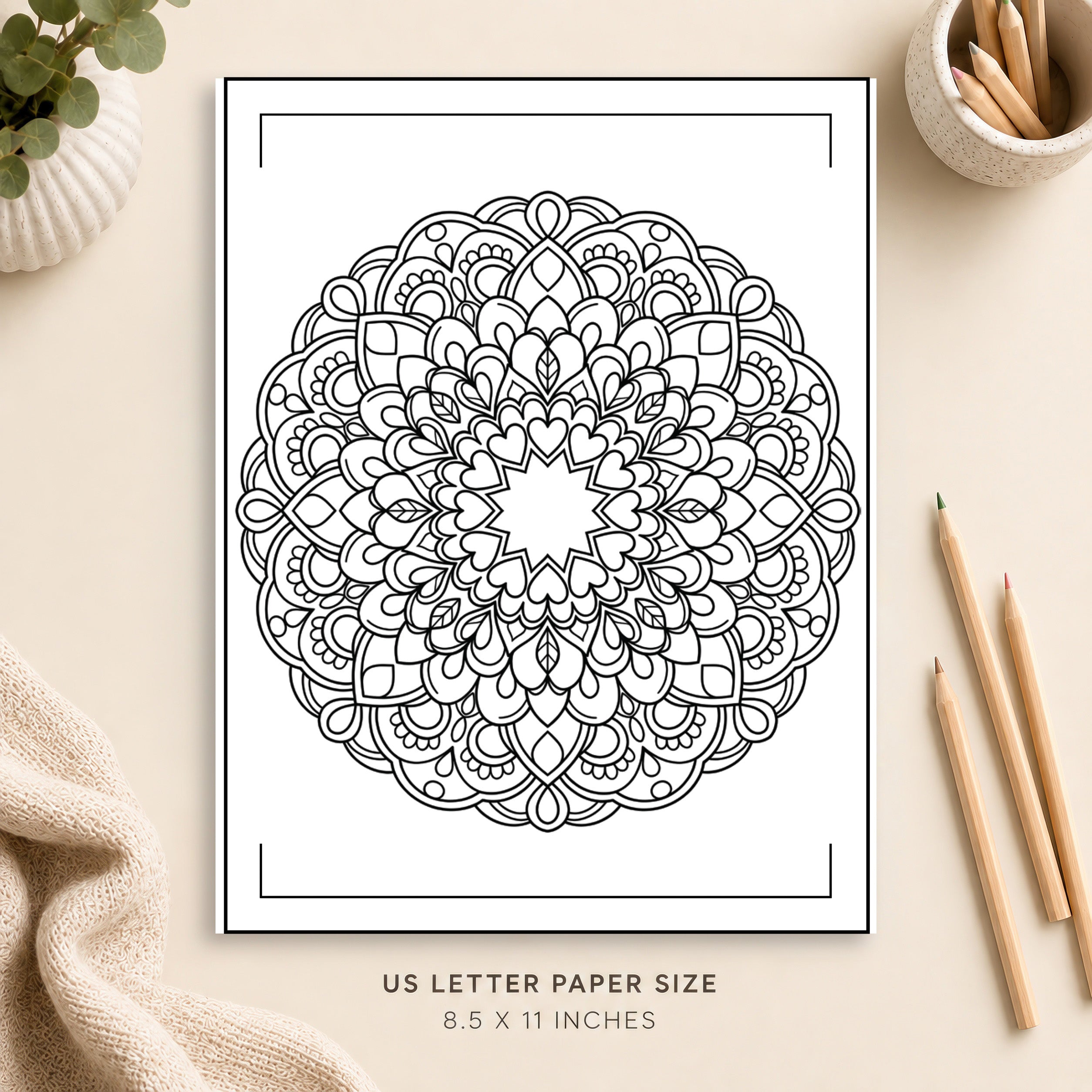 Mandala Coloring Page