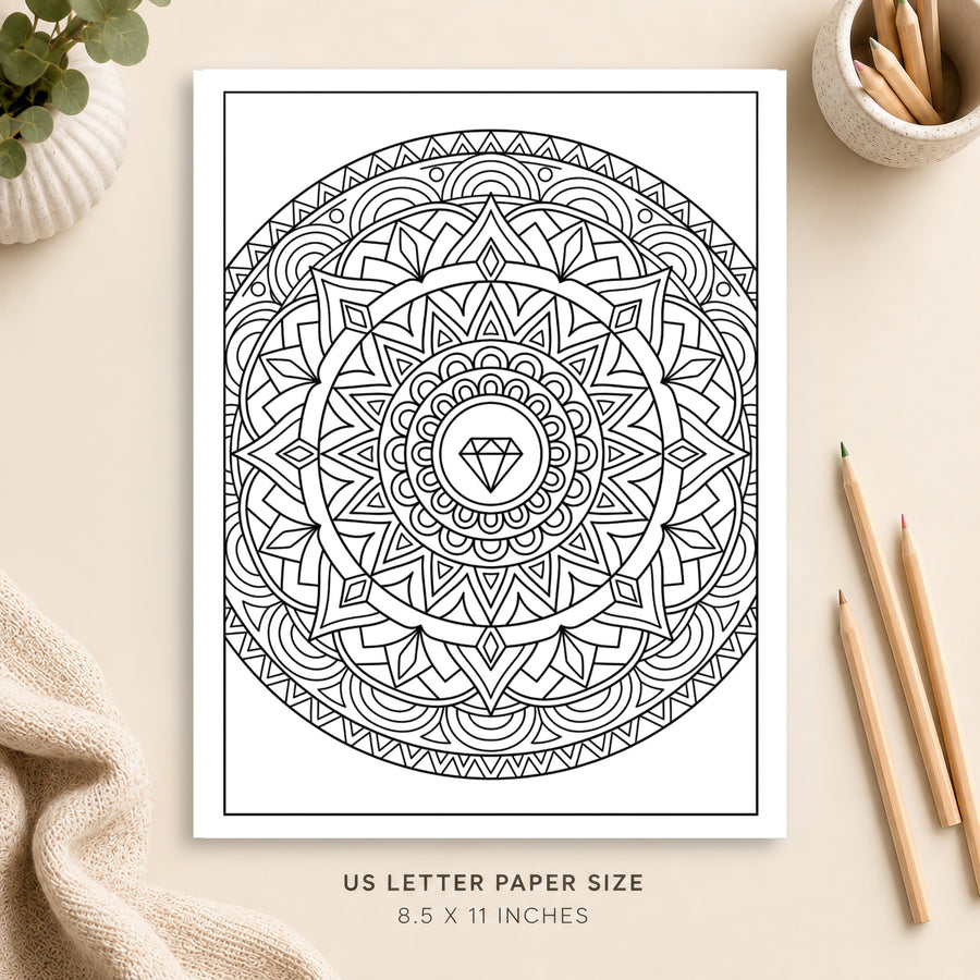 Mandala Coloring Page