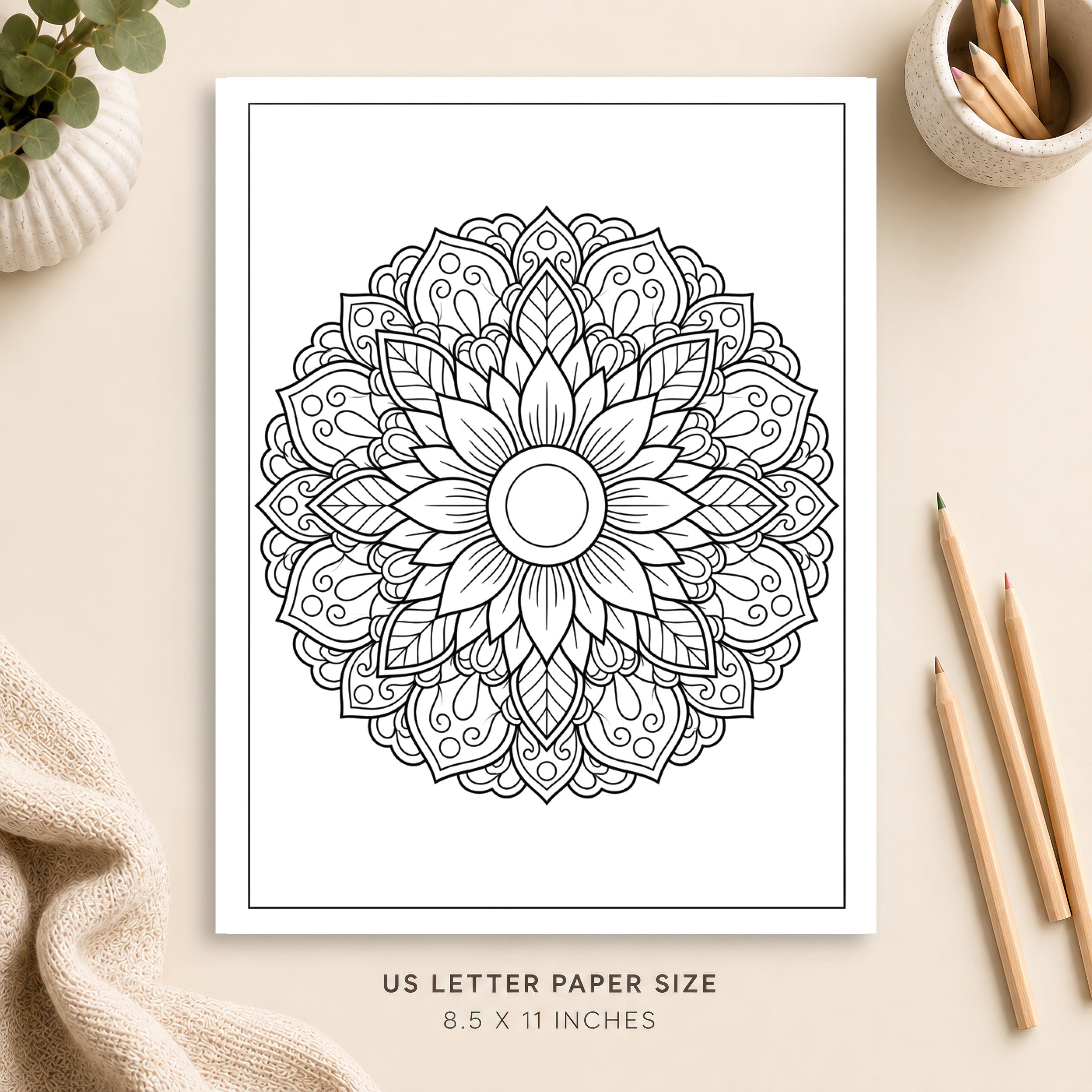Mandala Coloring Page