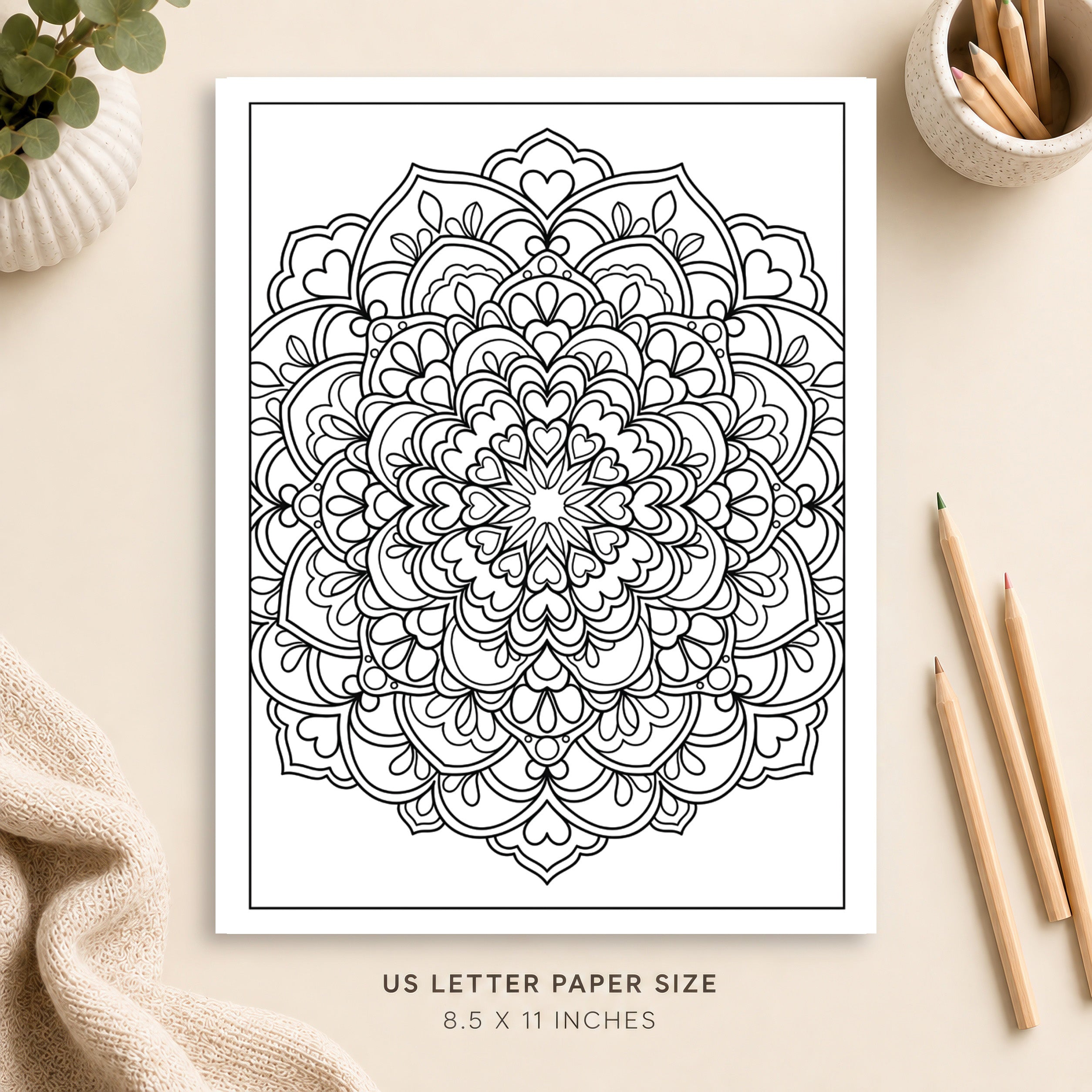 Mandala Coloring Page