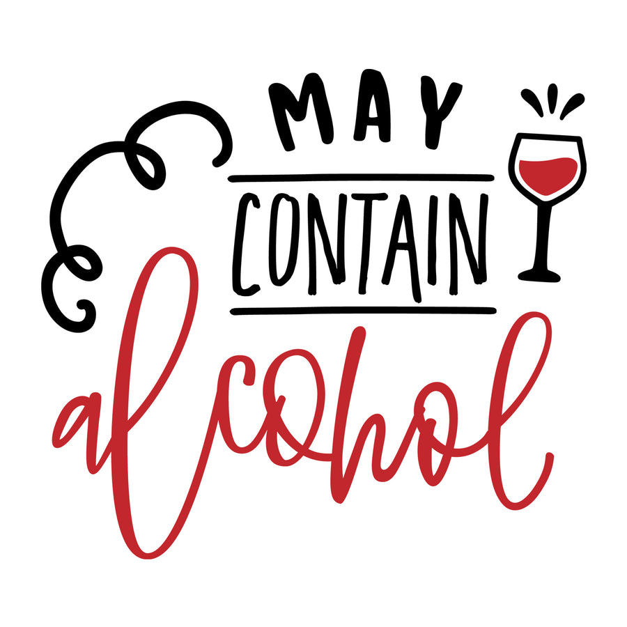 May contain alcohol SVG