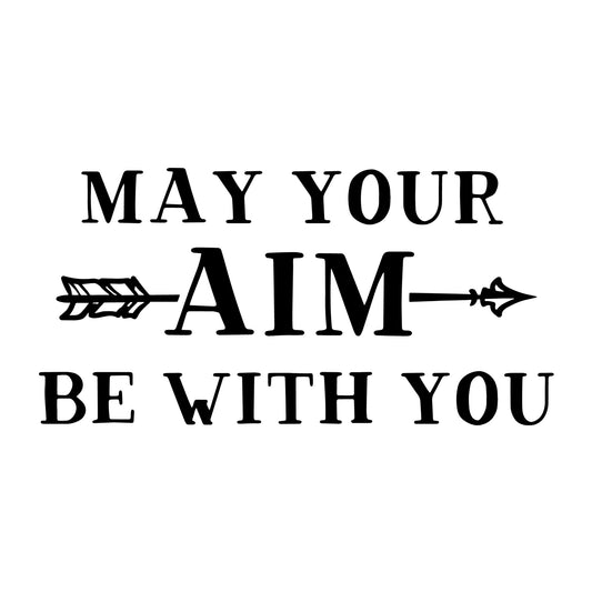 May your aim be with you SVG