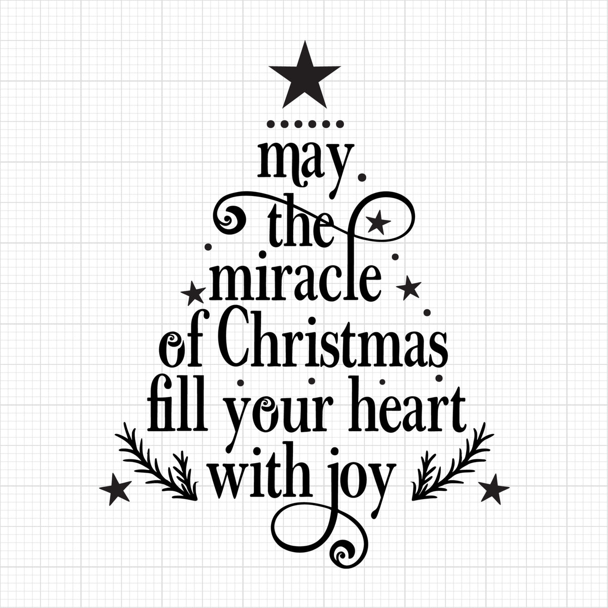 May the miracle of Christmas fill your heart with joy