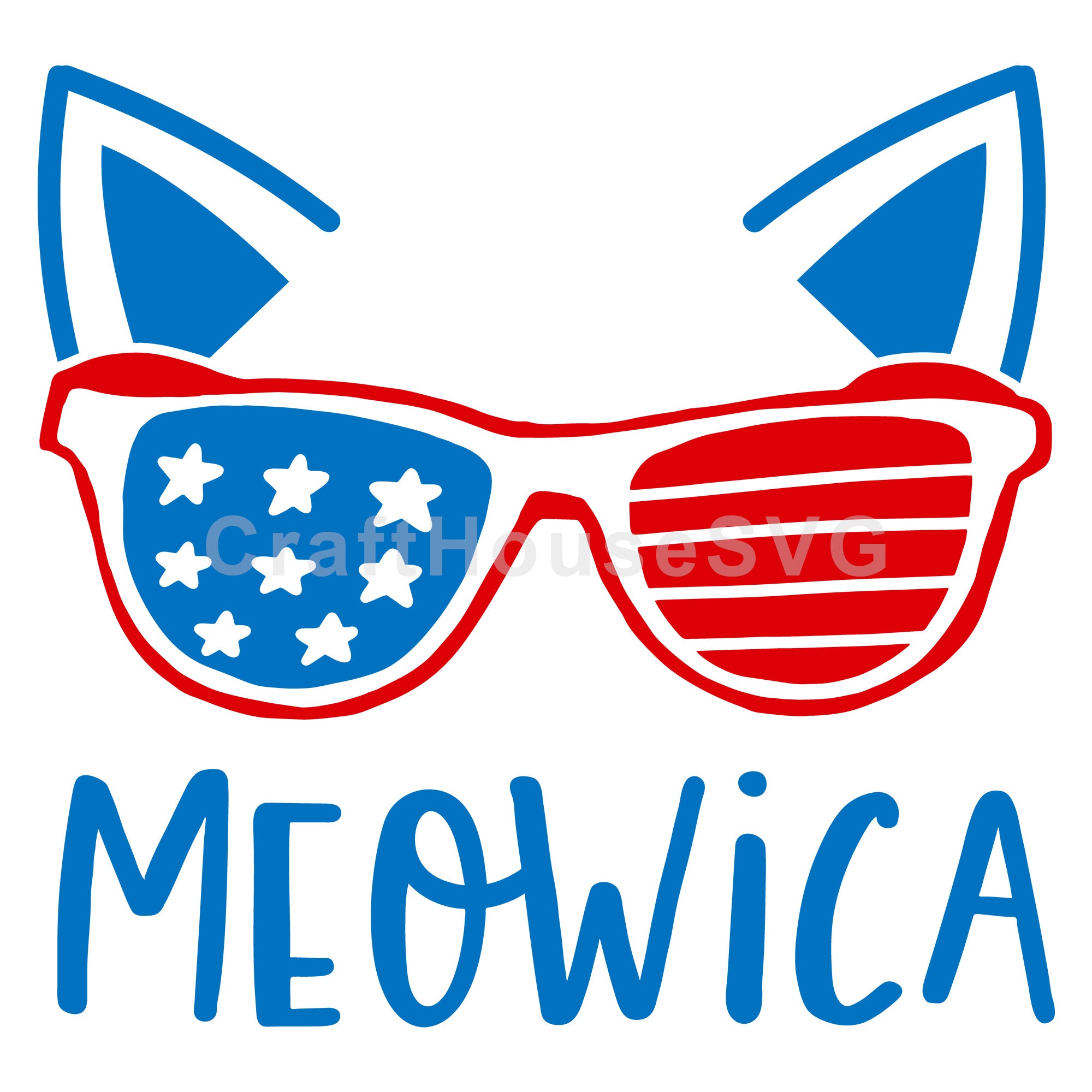 4th of July SVG file | Meowica SVG MF55