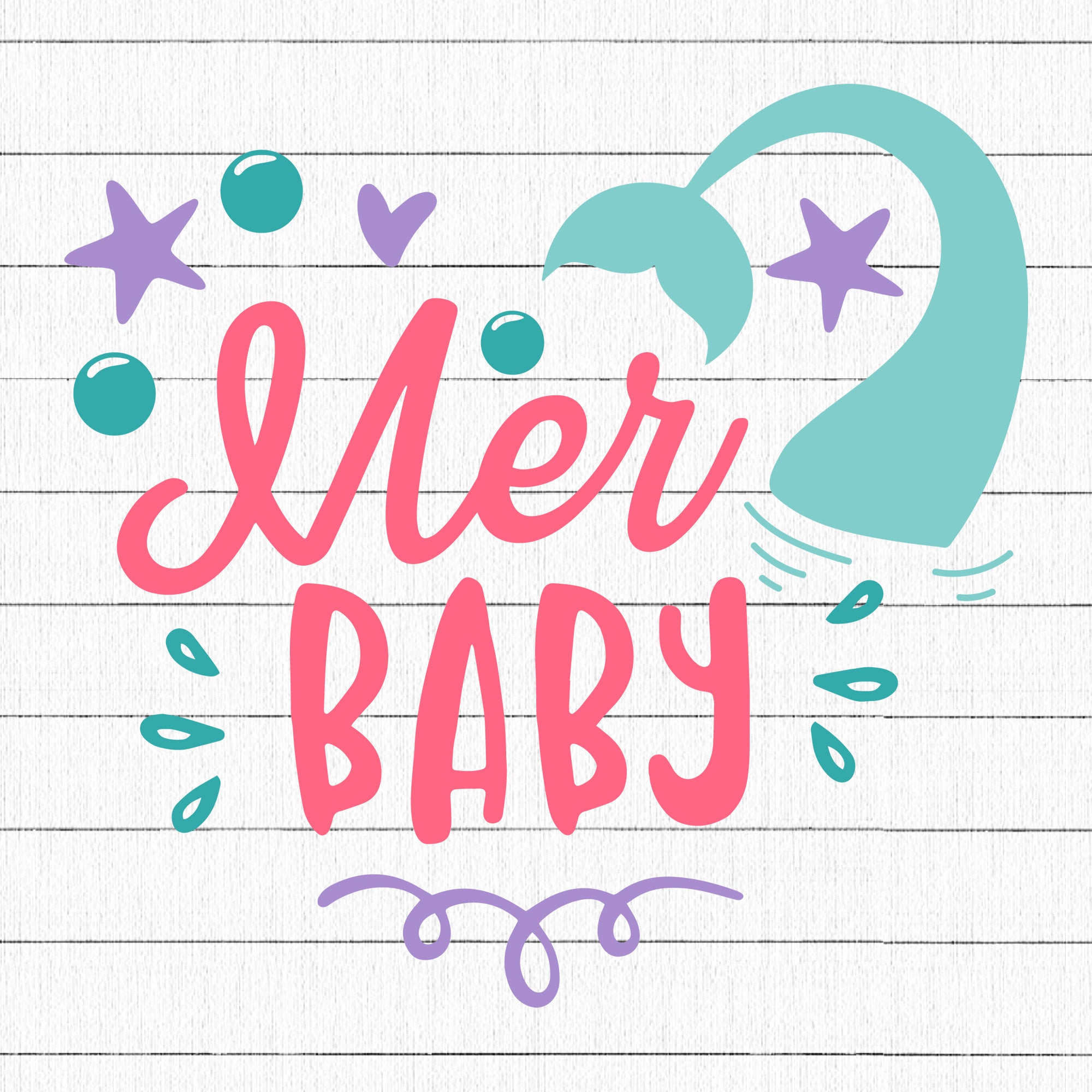 Mer baby SVG | M33F6