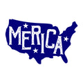 Merica SVG design for Cricut, Silhouette, laser cutting, vinyl, sublimation, and patriotic craft projects.