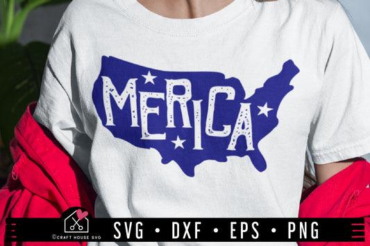 Merica SVG 4th of July Shirt Design Cut Files