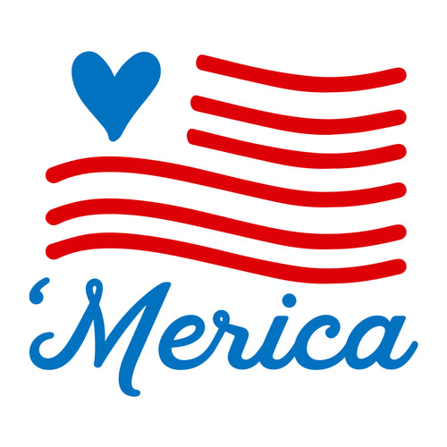 'Merica SVG for Cricut, Silhouette, laser cutting, vinyl, sublimation, 4th of July shirts, patriotic signs, decals, mugs, and DIY craft projects.