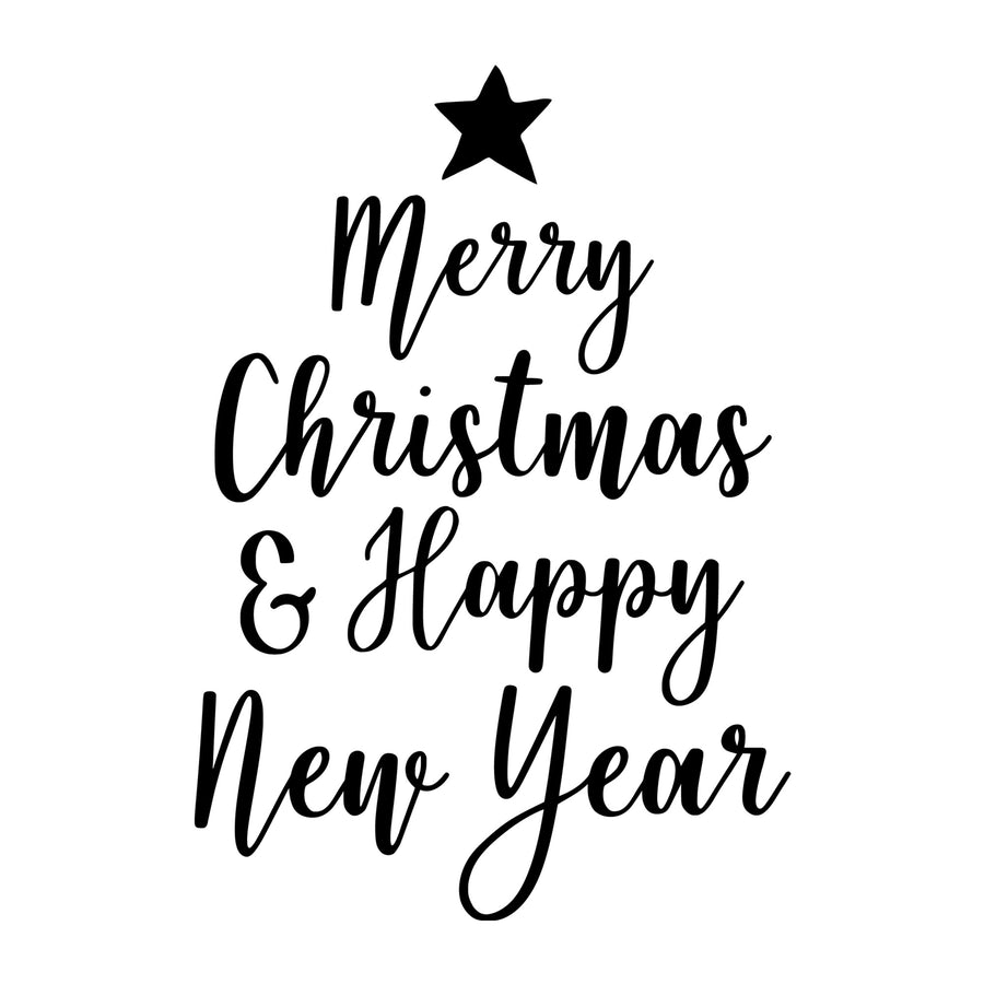 Merry Christmas And Happy New Year SVG