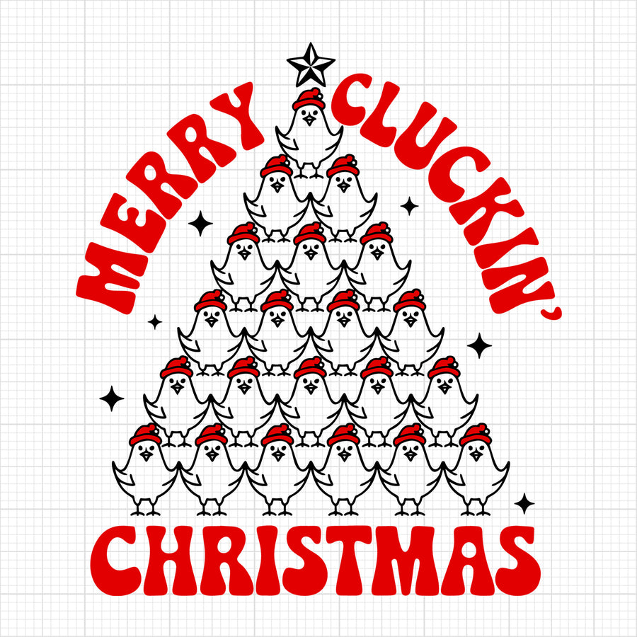 Merry Cluckin Christmas Chicken Tree
