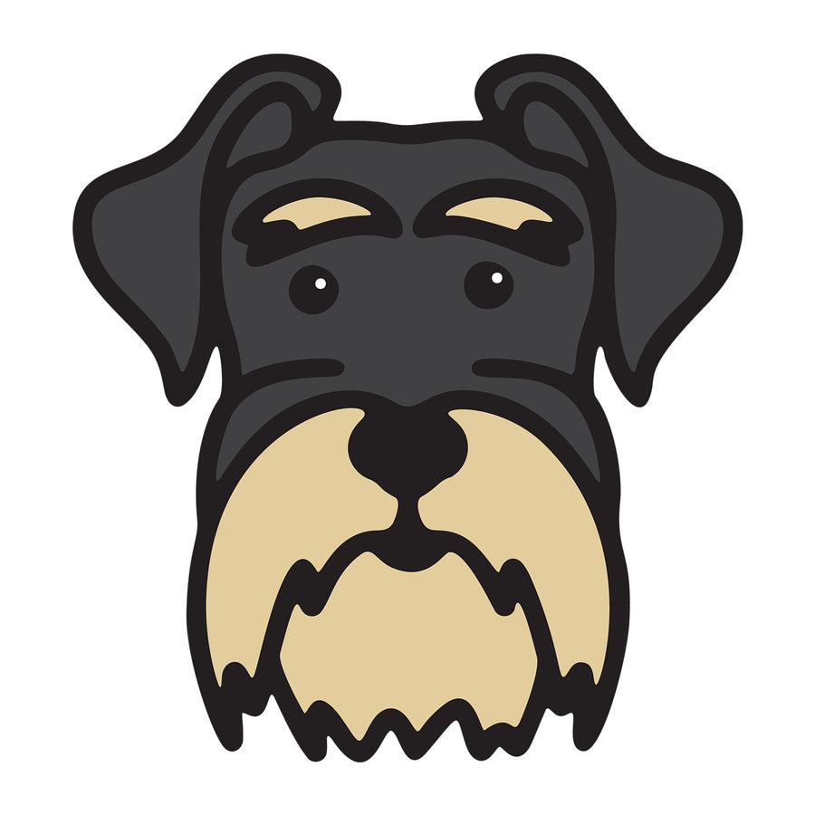 Miniature Schnauzer SVG dog design for Cricut, Silhouette, laser cutting, vinyl, sublimation, and pet craft projects.
