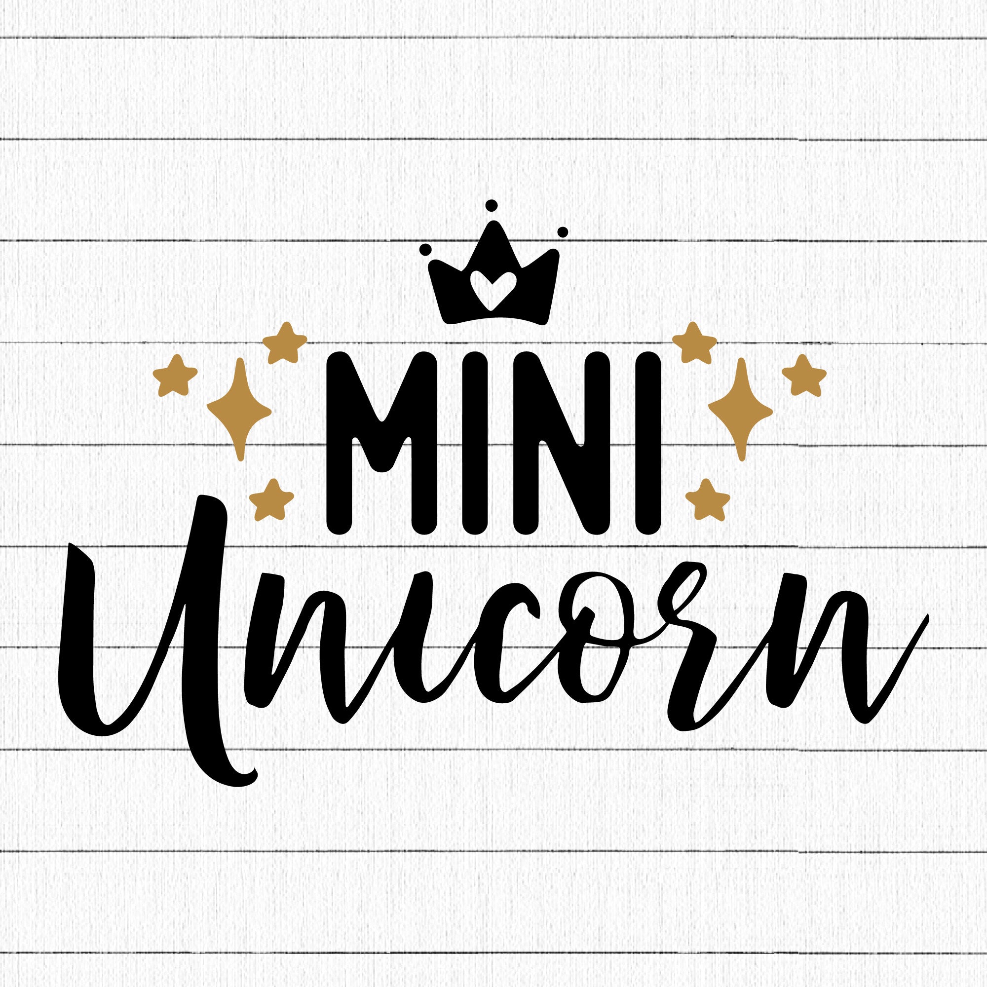 Mini unicorn SVG | M41F12