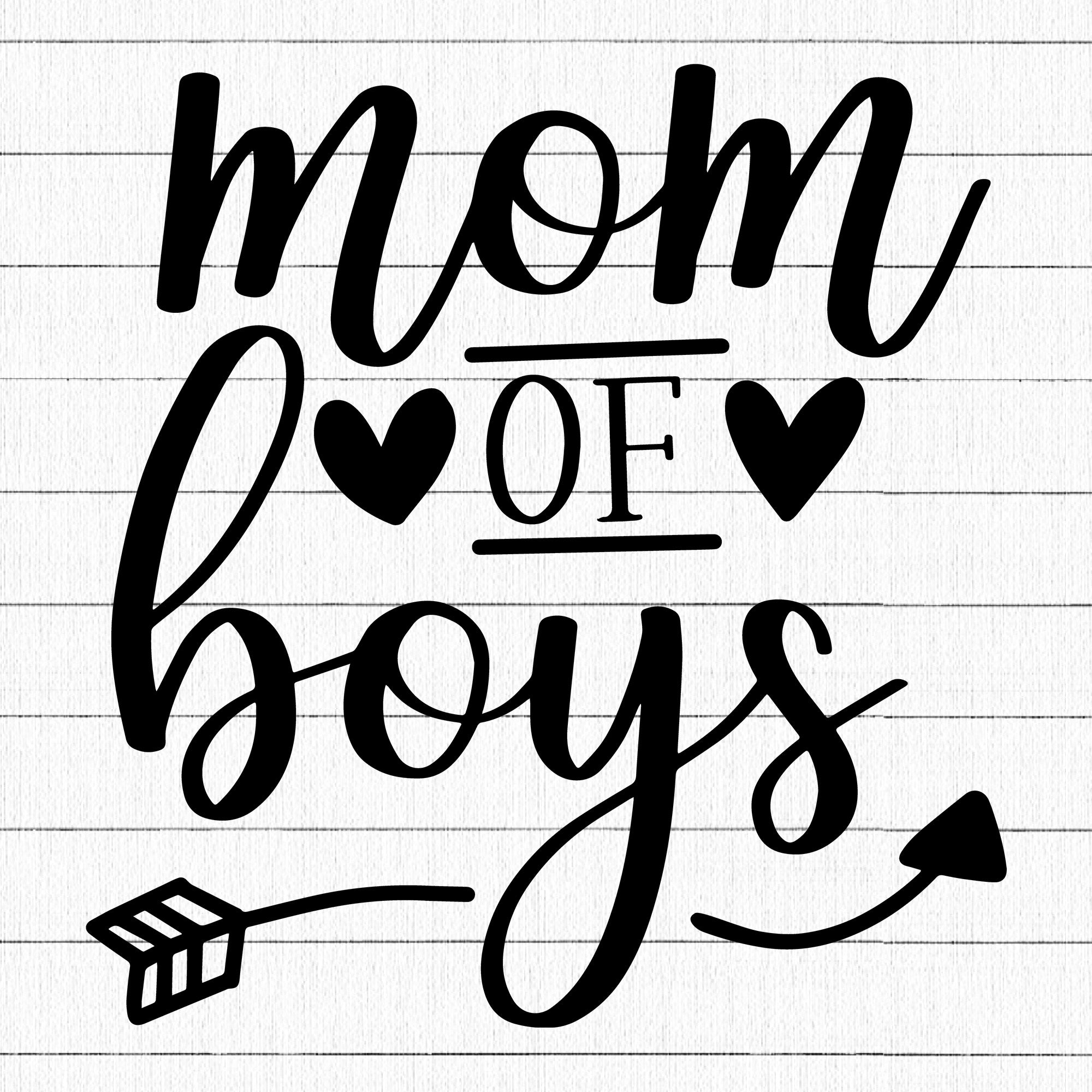 Mom Of Boys SVG | M23F15