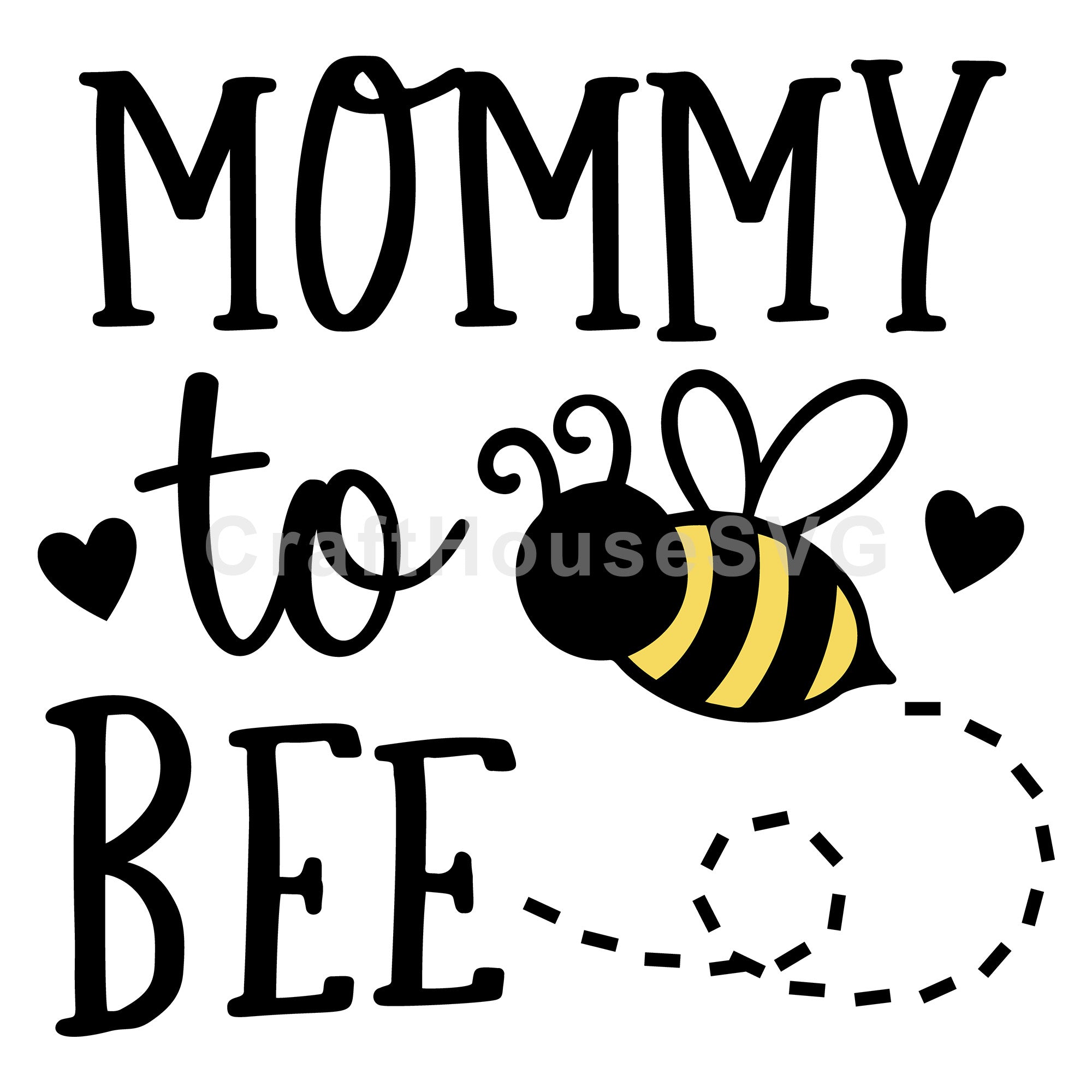 Mommy To Bee SVG Pregnancy Announcement