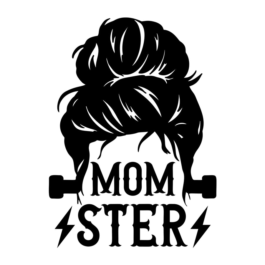 Momster SVG design for Cricut, Silhouette, laser cutting, vinyl, sublimation, and Halloween craft projects.