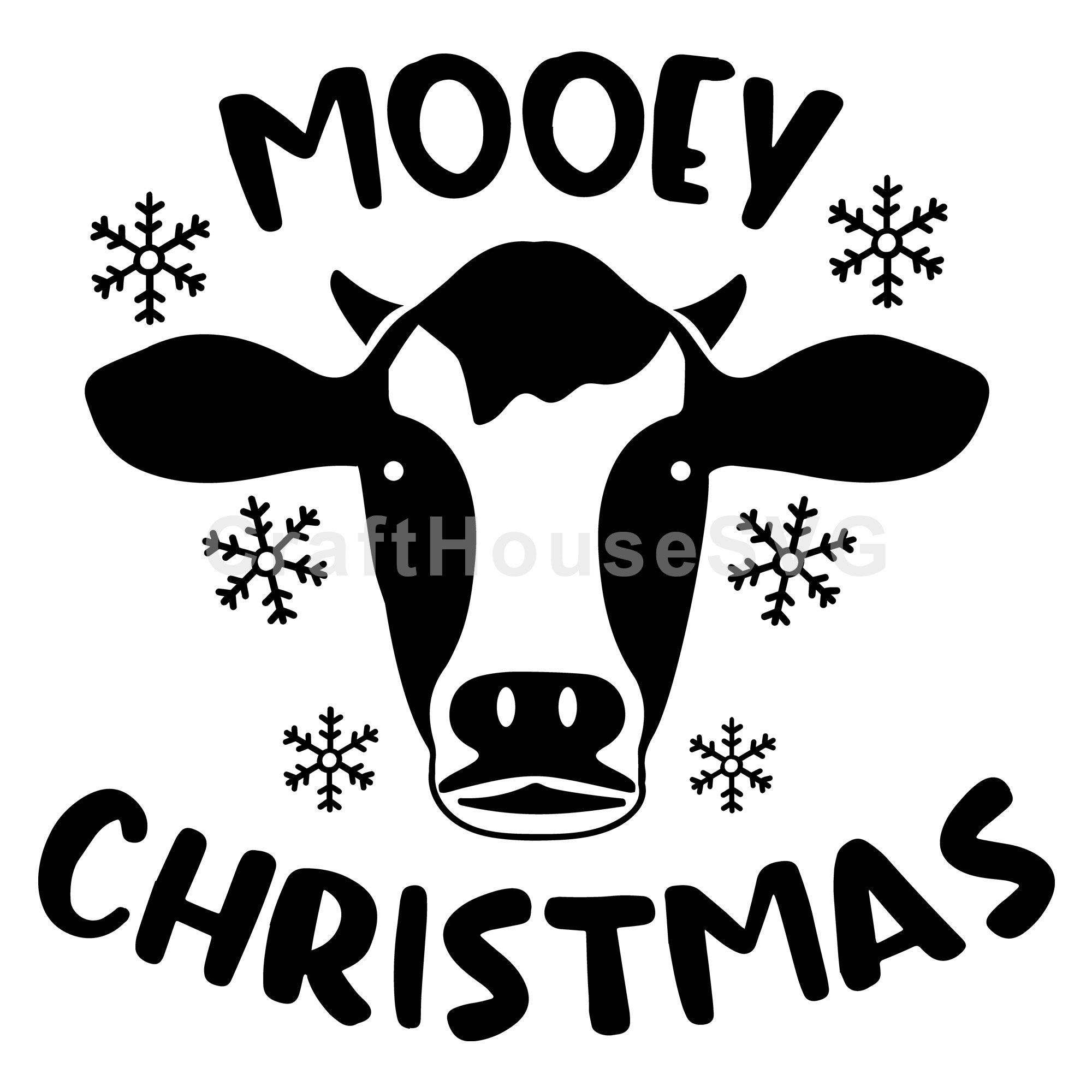 Mooey Christmas SVG