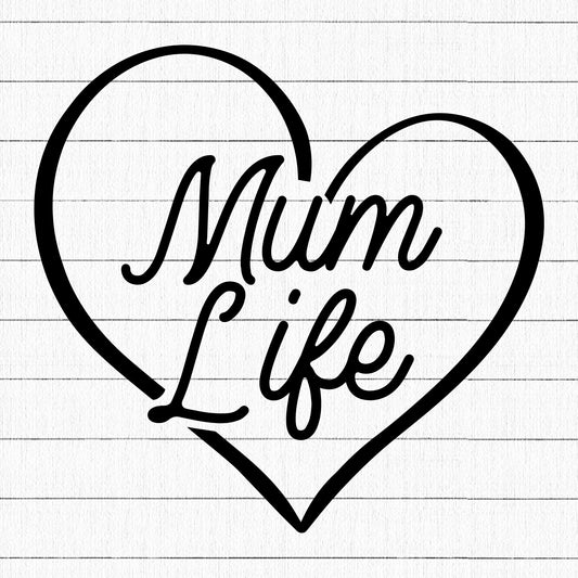 Mum Life SVG | M23F19 - Craft House SVG