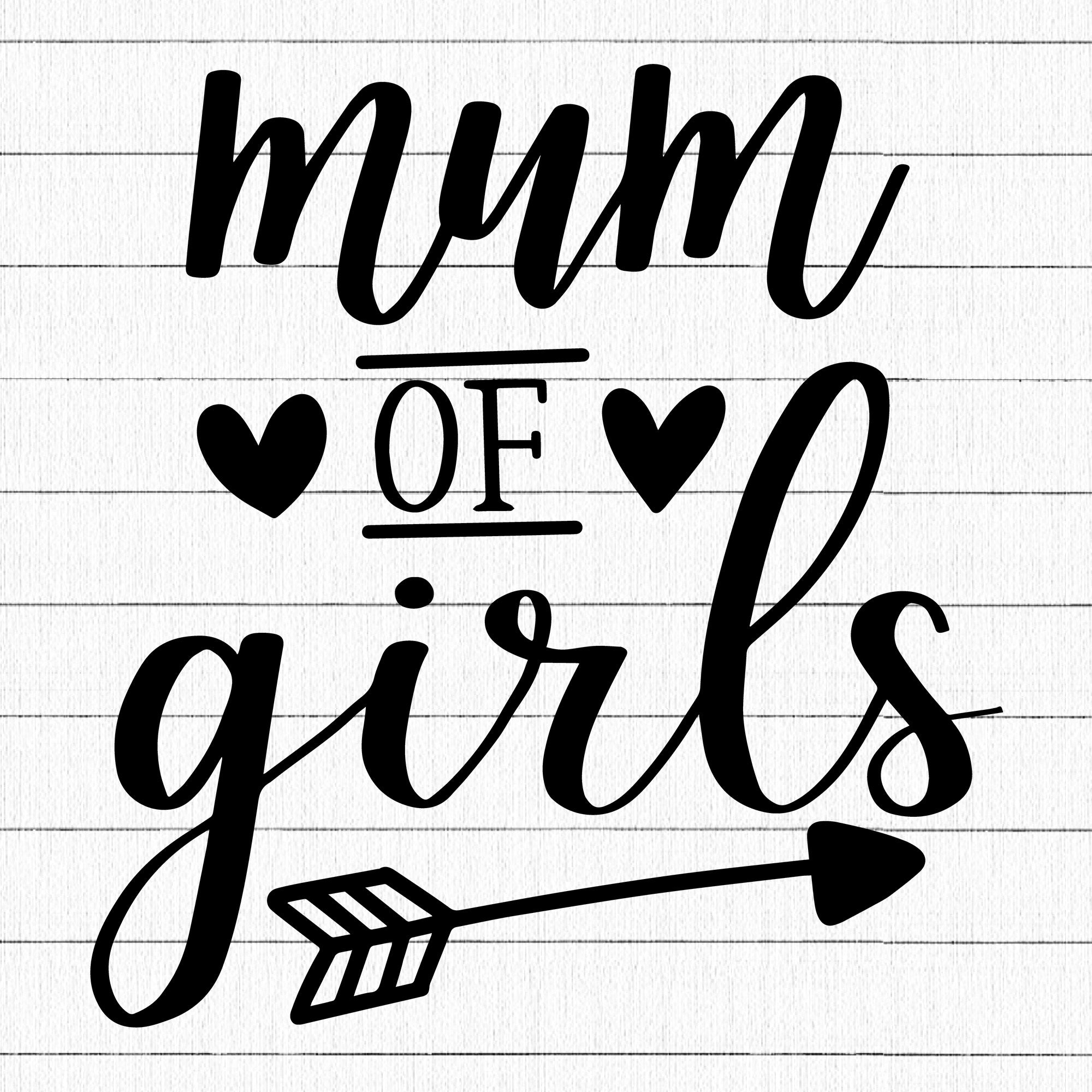 Mum Of Girls SVG | M23F23