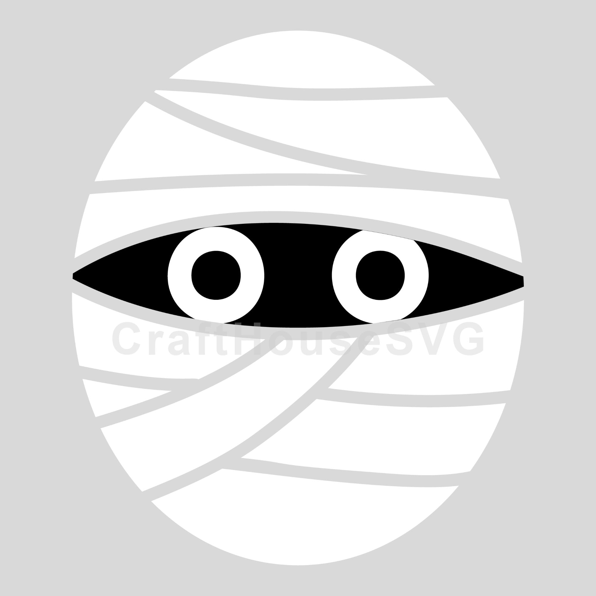 Mummy Halloween SVG