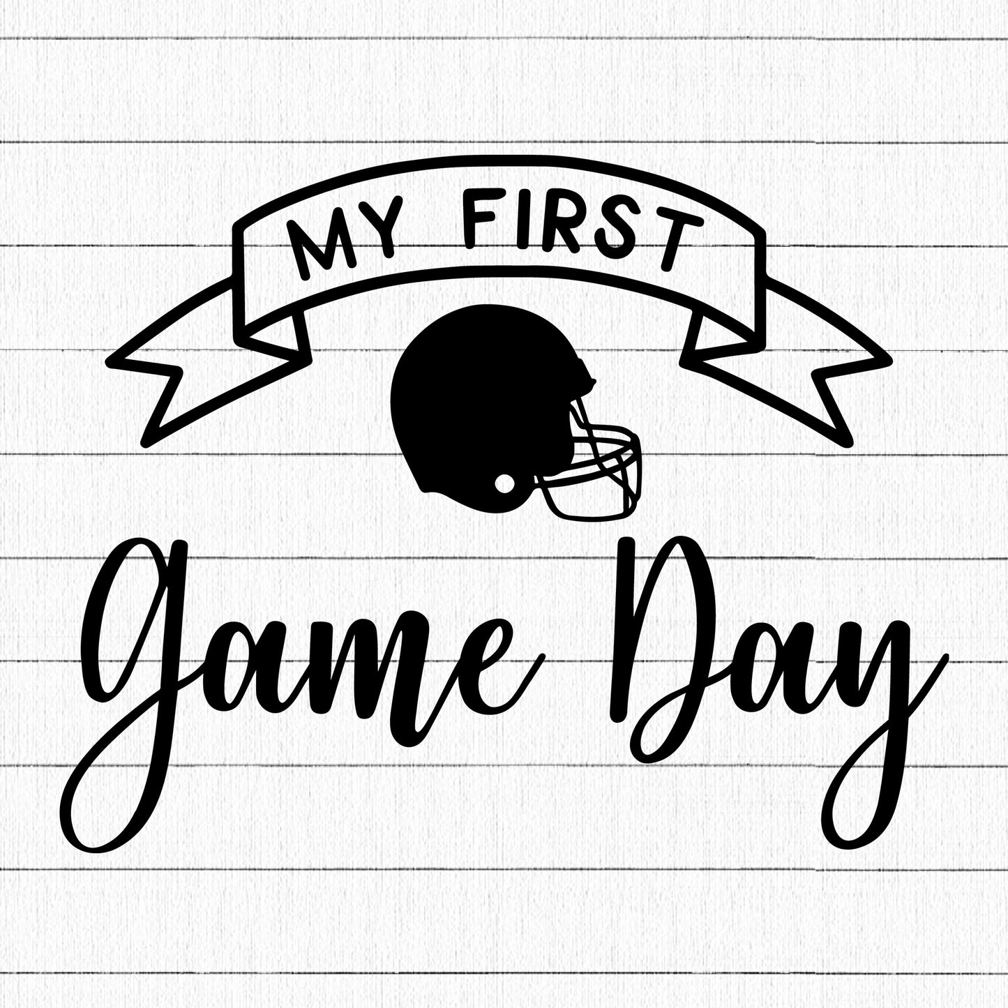 My First Game Day SVG, Football SVG - Craft House SVG