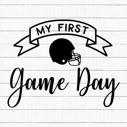 My First Game Day SVG, Football SVG - Craft House SVG