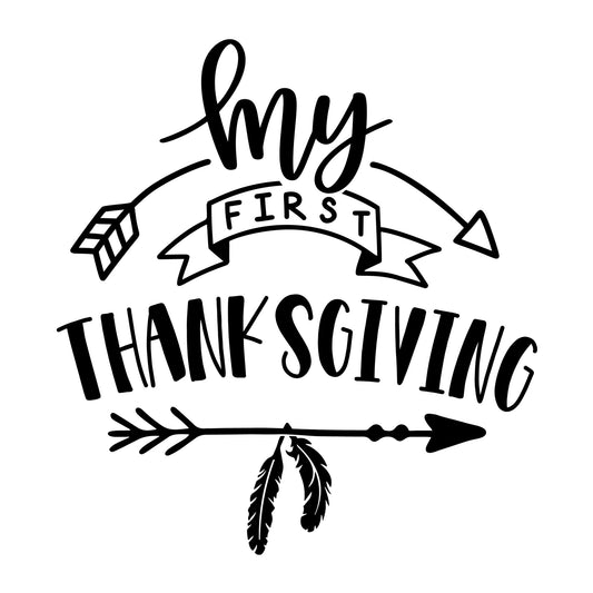 My First Thanksgiving SVG