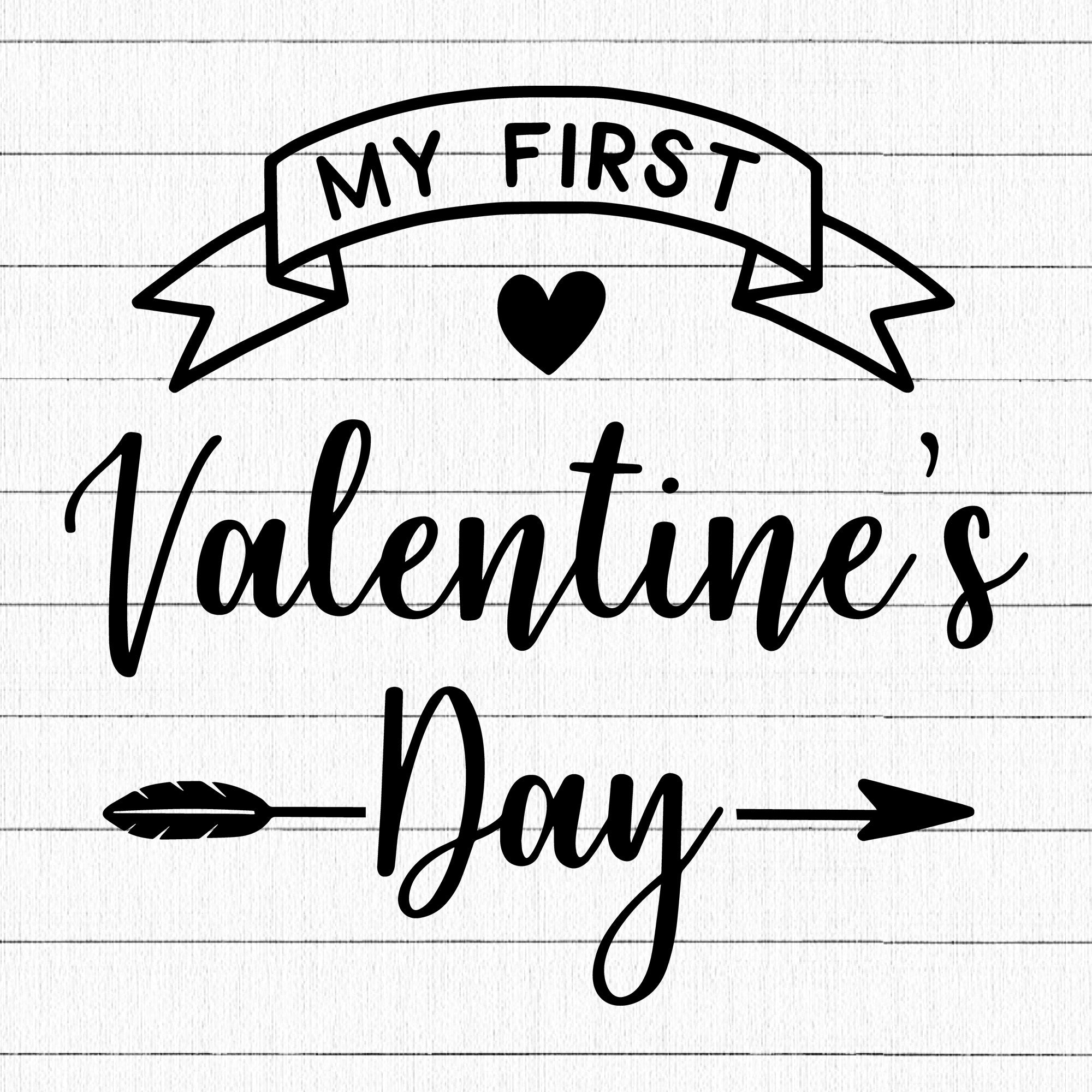 My First Valentines Day SVG | M19F30