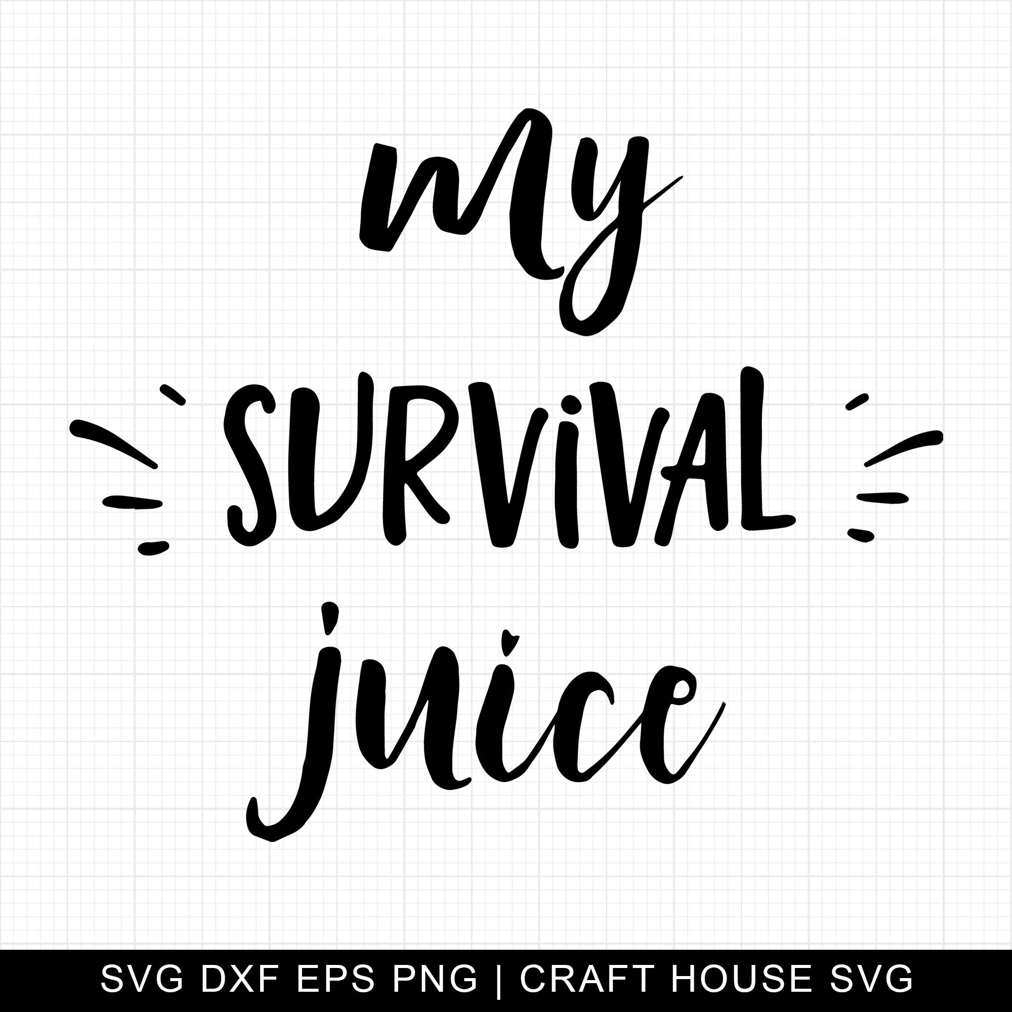 My Survival Juice SVG | M7F17