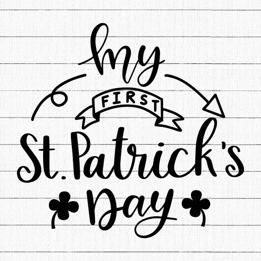 My First St. Patrick's Day SVG - Craft House SVG